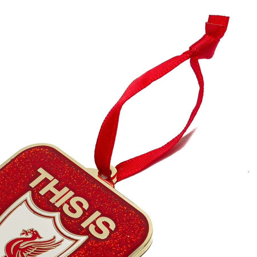 Liverpool This Is Anfield Glitter Christmas Decoration - Red - Men's-SoccerKits Hub | Buy Soccer Jerseys Online